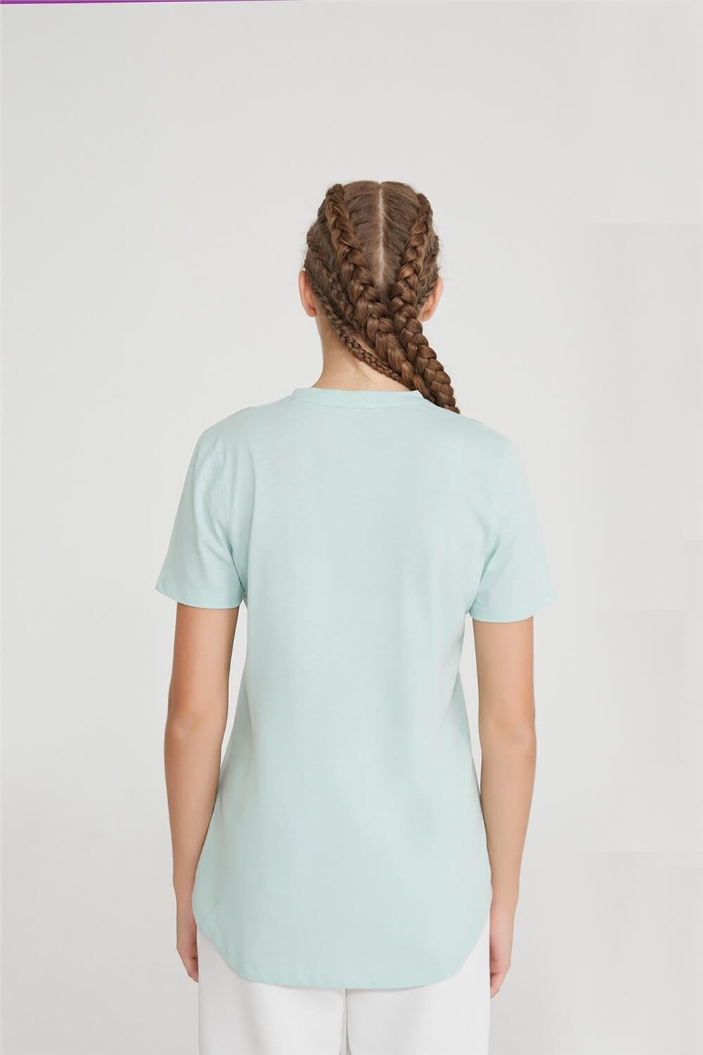 Speed Runner T-shirt watergroene kleur