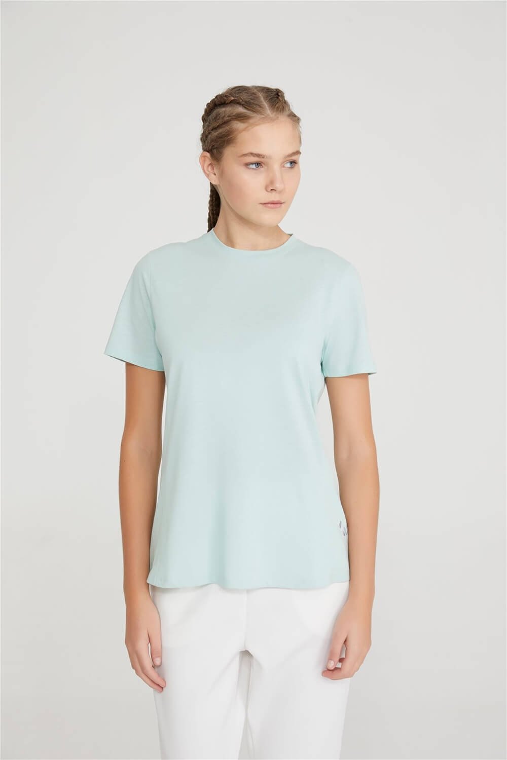 Speed Runner T-shirt watergroene kleur