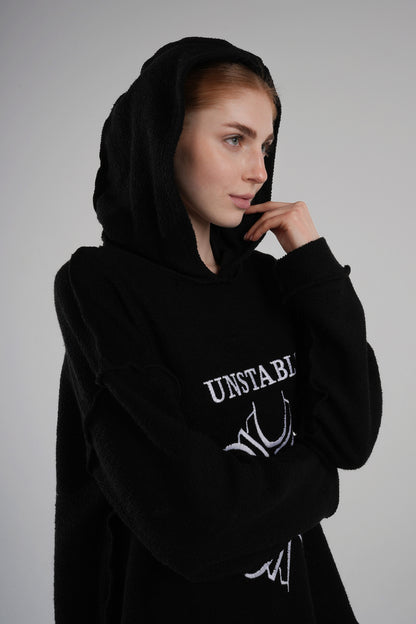 Unstable Hoodie Black