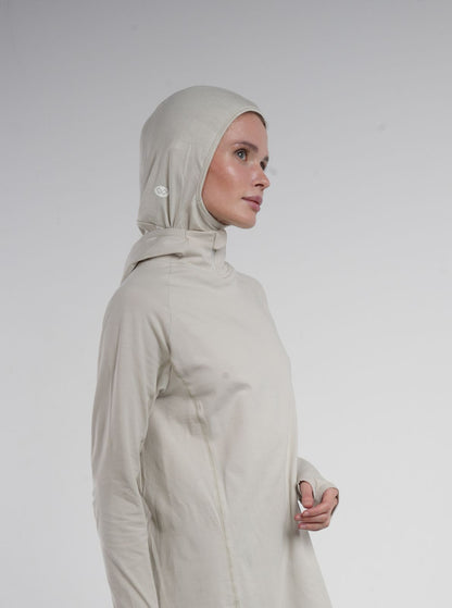 COMFORT SPORTS COTTON HIJAB BEIGE