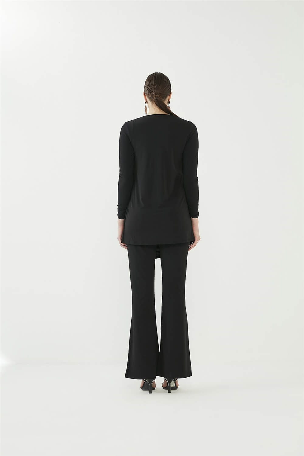 Detailed Sendy Trousers and blouse, Mink Color (Two pieces)