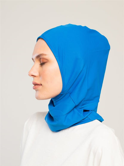 BADPAK HIJAB SAXE BLAUW