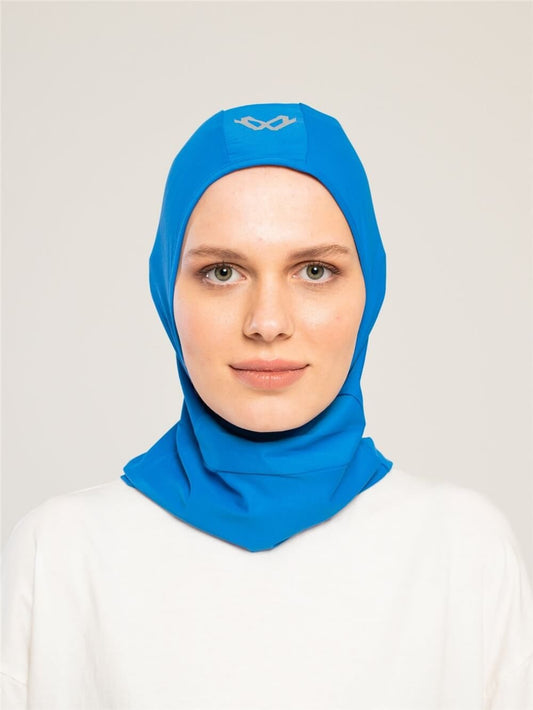 BADPAK HIJAB SAXE BLAUW