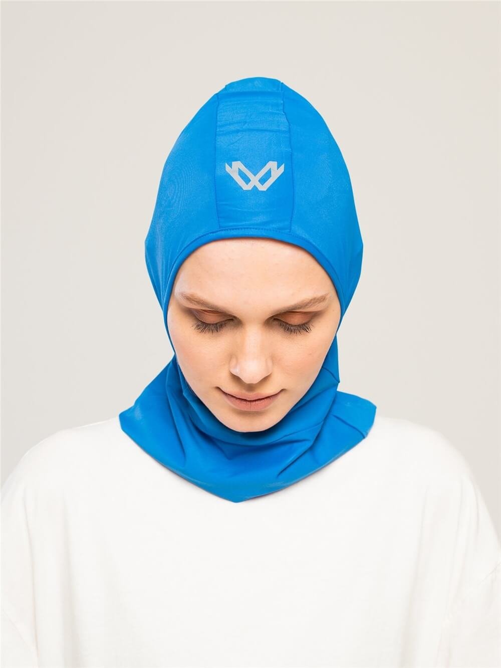 BADPAK HIJAB SAXE BLAUW